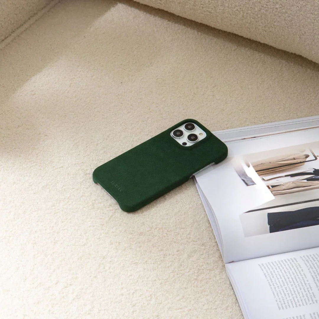 Alcantara Suede iPhone Case and Accessories - The Sport iPhone 15 Pro Series Case - Luriax