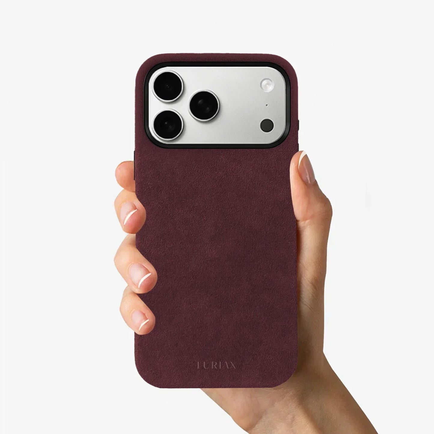 Alcantara Suede iPhone Case and Accessories - The Modern iPhone 17 Pro Series Case - Luriax