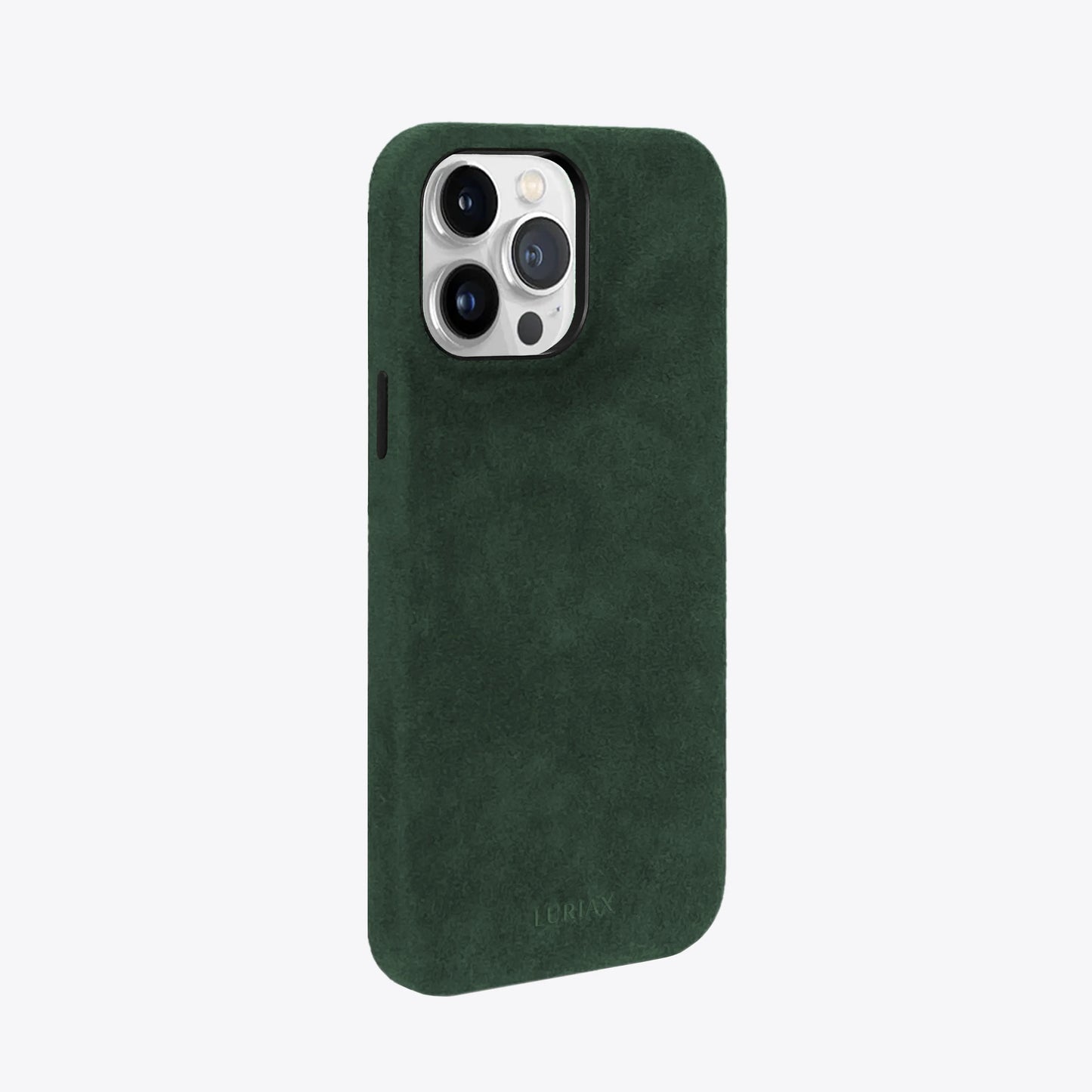 Alcantara iPhone 16 Pro Max Case Malibu Beige with camera button by Luriax