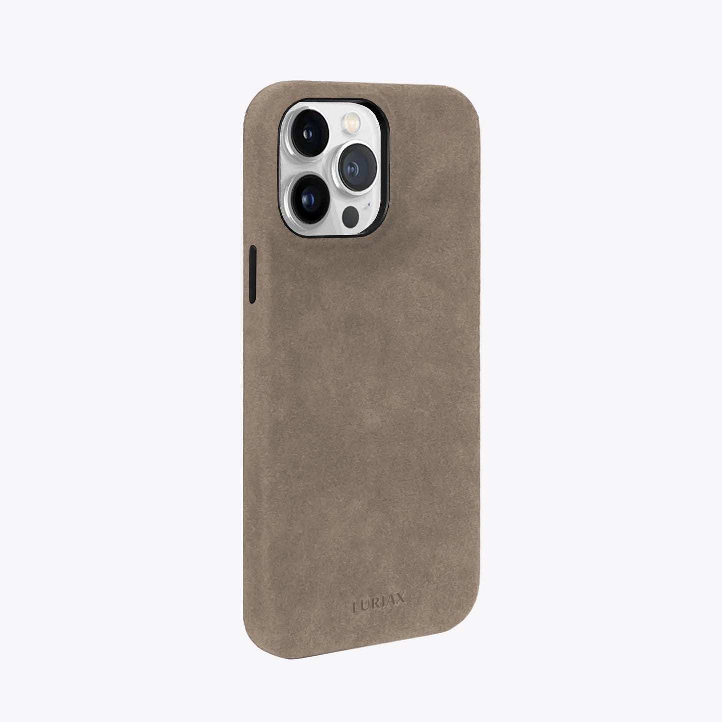 Alcantara Suede iPhone 15 Pro Max Case in Malibu Beige