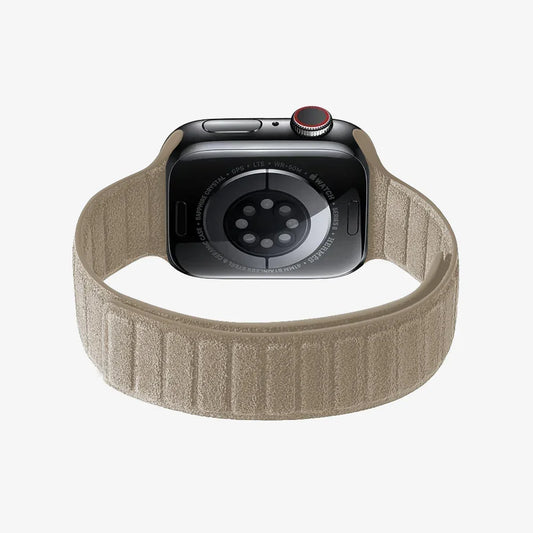 The Magnetic Band in Malibu Beige, Alcantara® — product view | Luriax