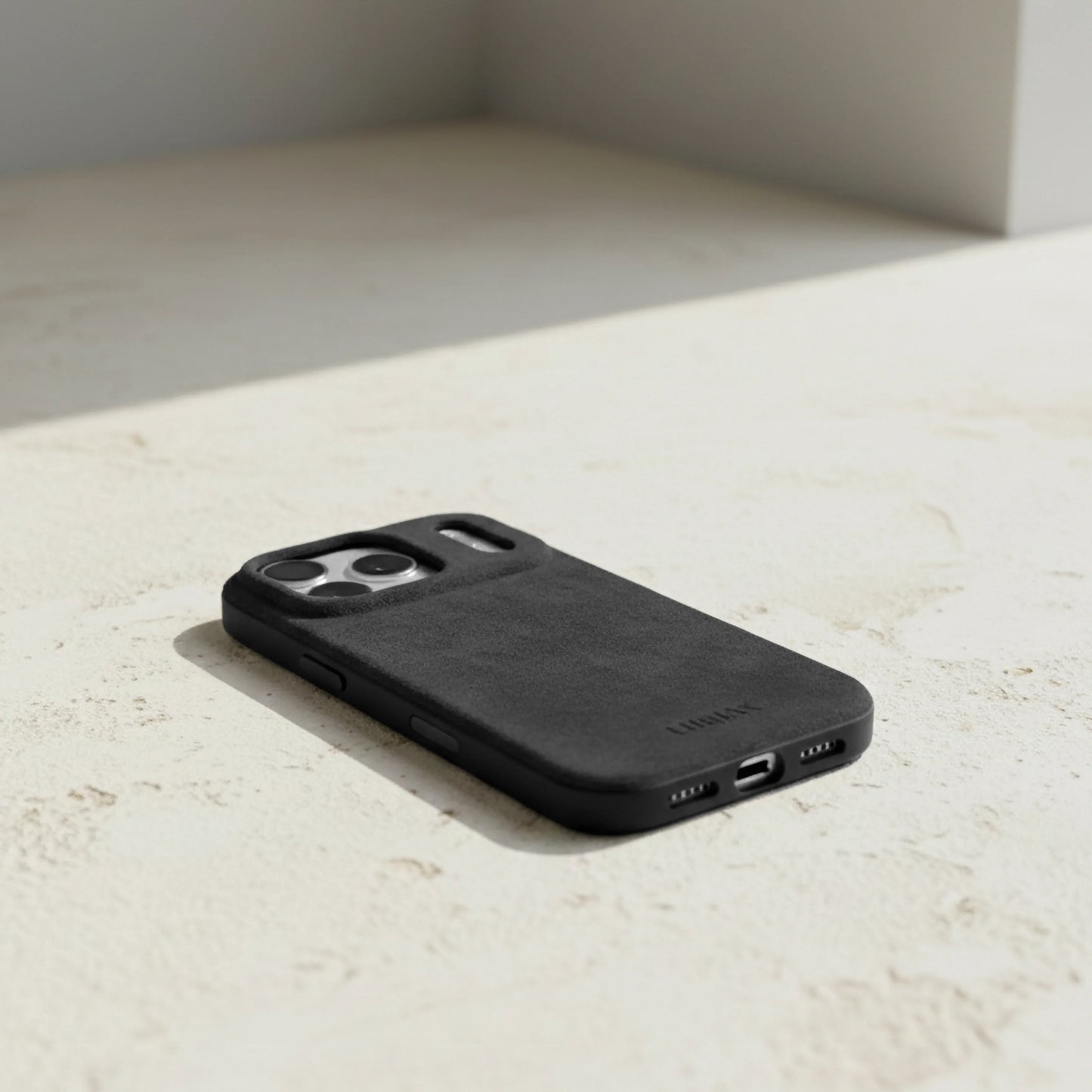 The Alcantara Case iPhone 17 Pro Max | Black - Lifestyle Corner