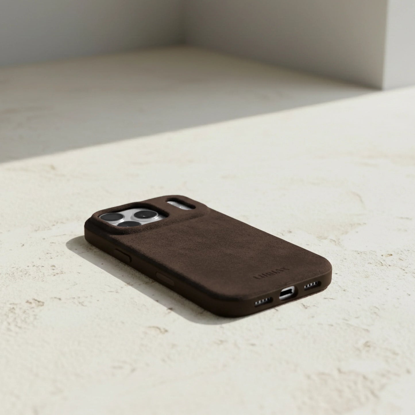Alcantara Suede iPhone Case and Accessories - The Sport iPhone 17 Pro Series Case - Luriax