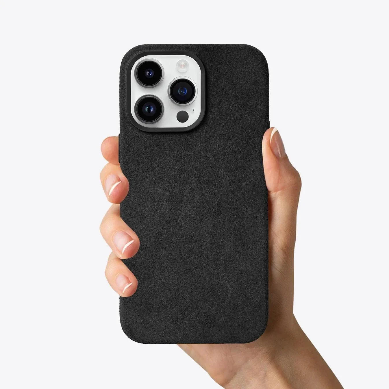 Alcantara Suede iPhone Case and Accessories - The Classic iPhone 13 Pro Series Case - Luriax