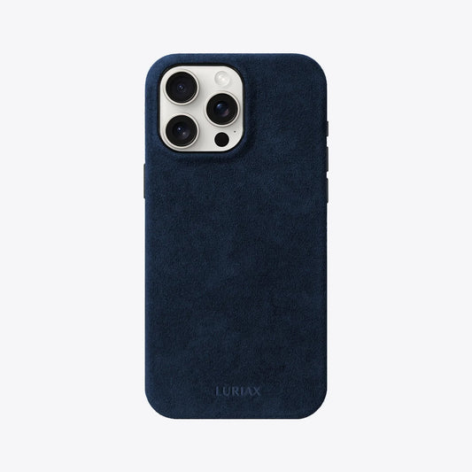 Luriax Classic Cover for iPhone 15 Pro Max/Pro in Dark Blue