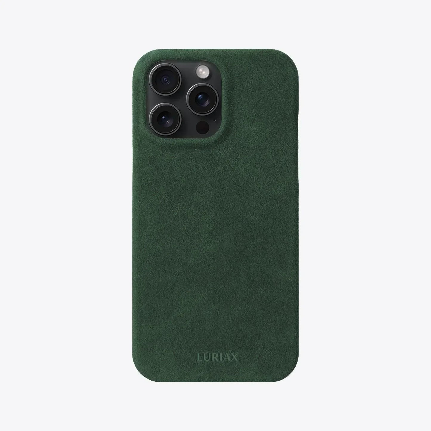 The Sport iPhone 16 Pro Max Case in British Racing Green on Black Phone by Luriax