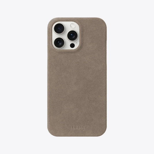 Alcantara Suede iPhone Case and Accessories - The Sport iPhone 16 Pro Series Case - Luriax