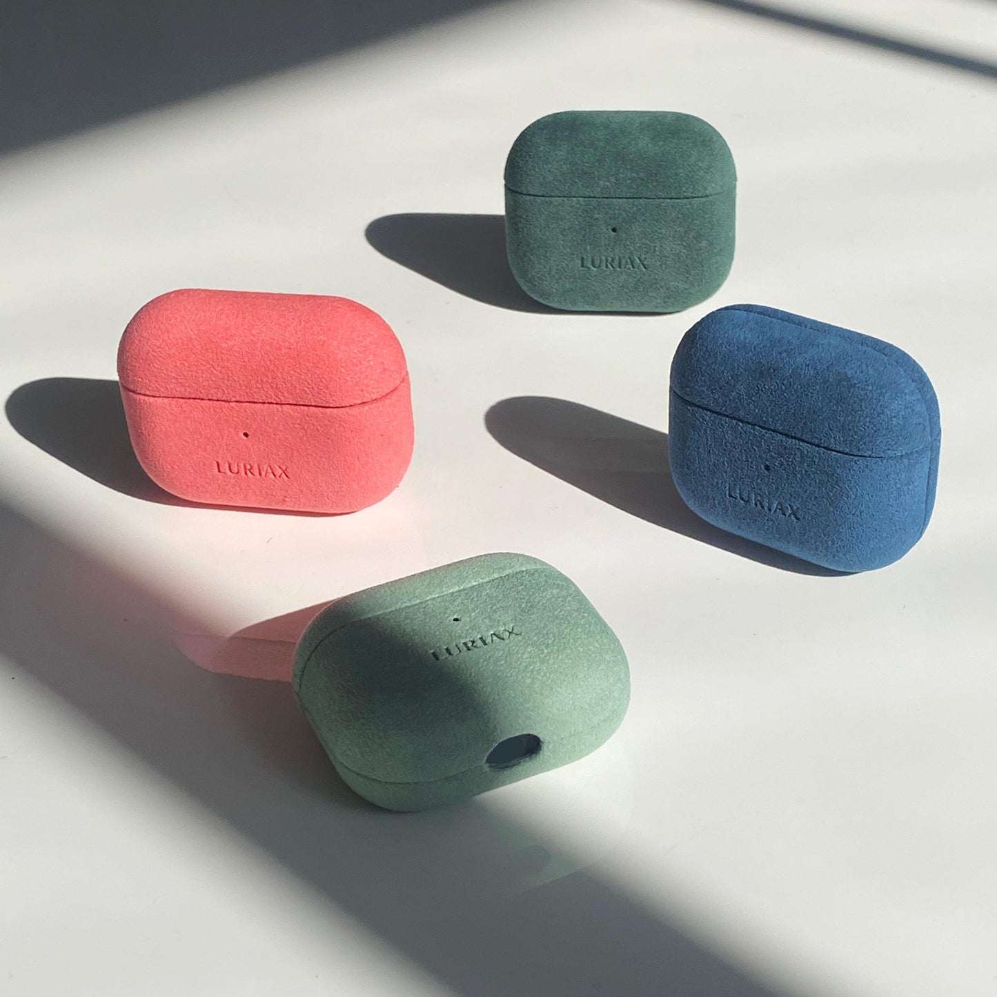 Best AirPods Case - MagSafe Case | Mint Alcantara Suede | Luriax