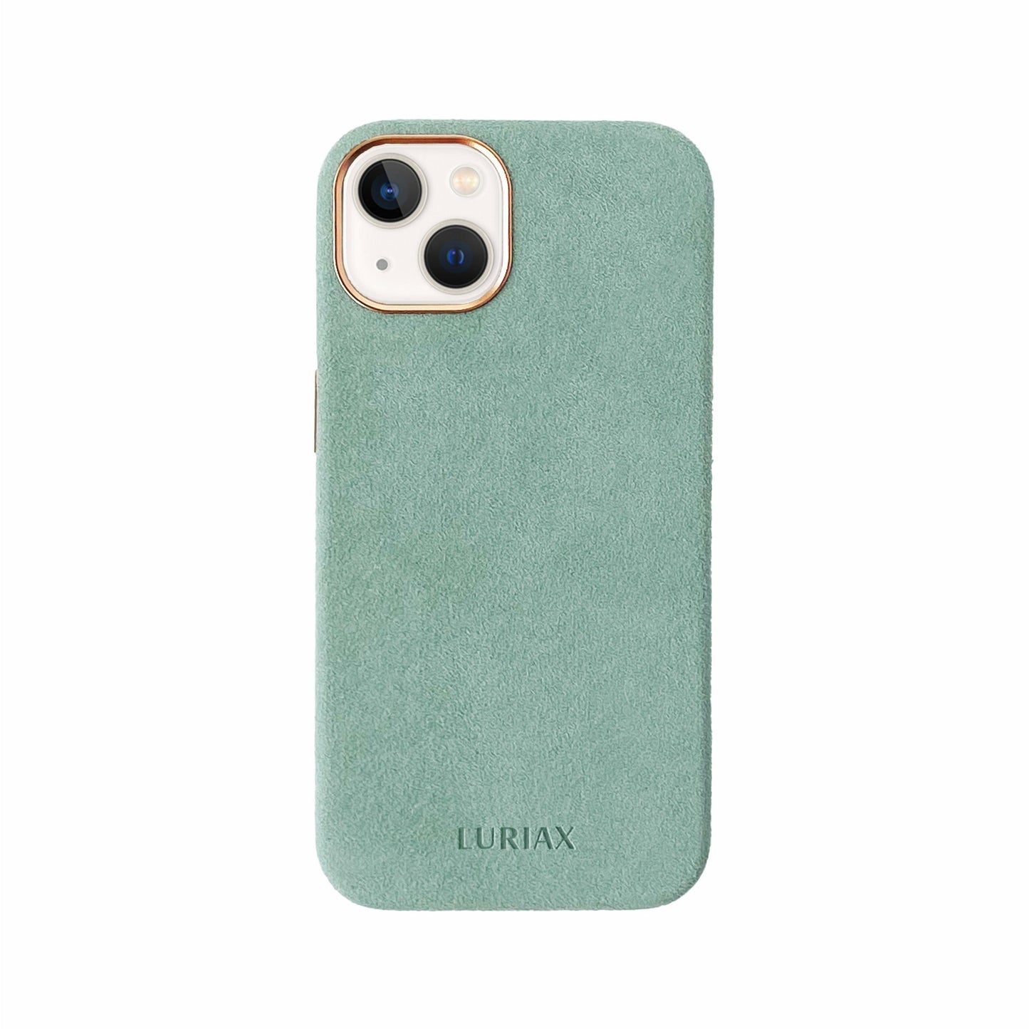 iPhone 13 Series Alcantara® Case - Mint - Luriax Alcantara Suede Leather Fabric