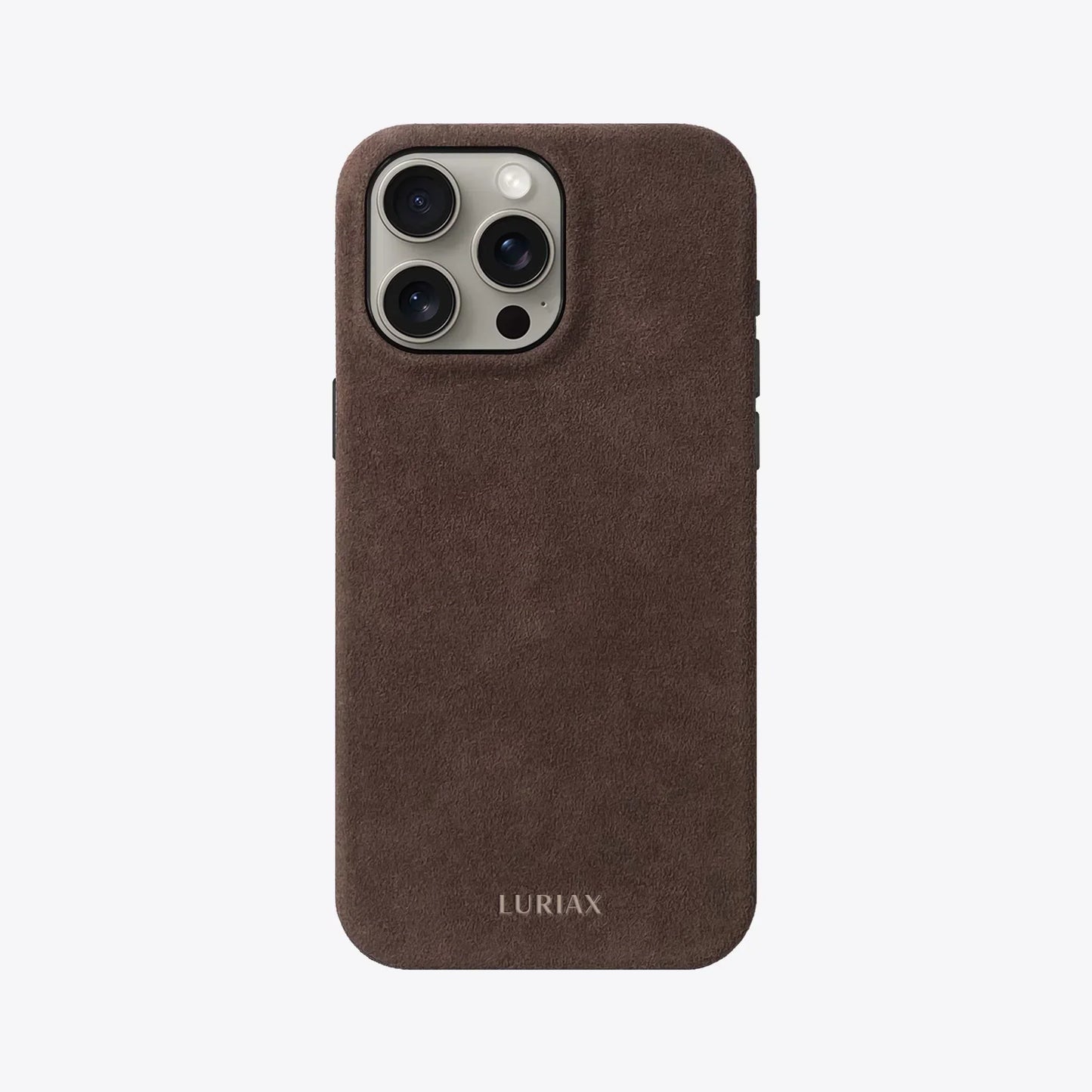 Alcantara Suede iPhone Case and Accessories - The Classic iPhone 16 Pro Series Case - Luriax