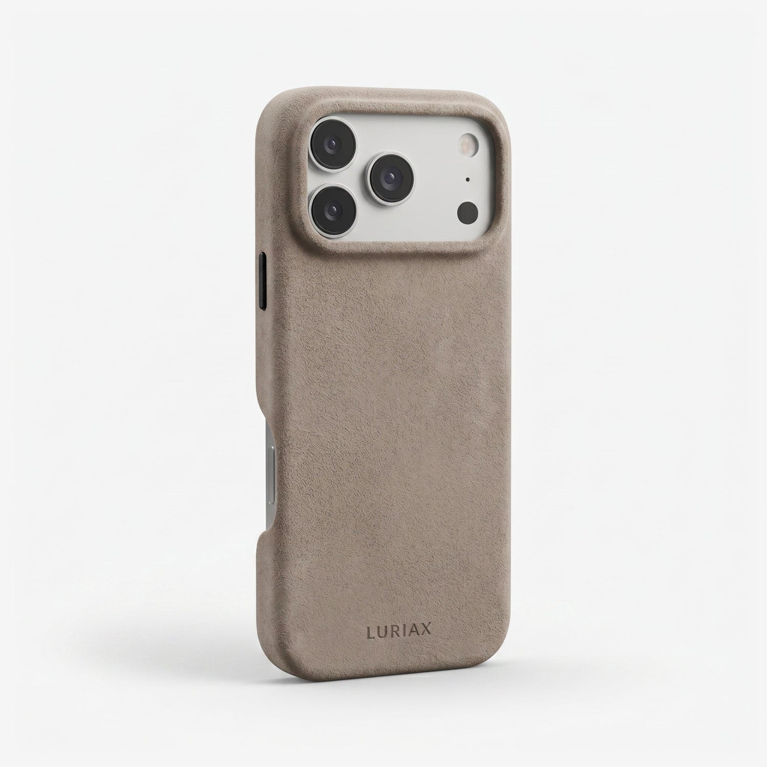 Alcantara Suede Leather iPhone Case and Accessories Collection - The Signature iPhone 17 Pro Series Case - Luriax