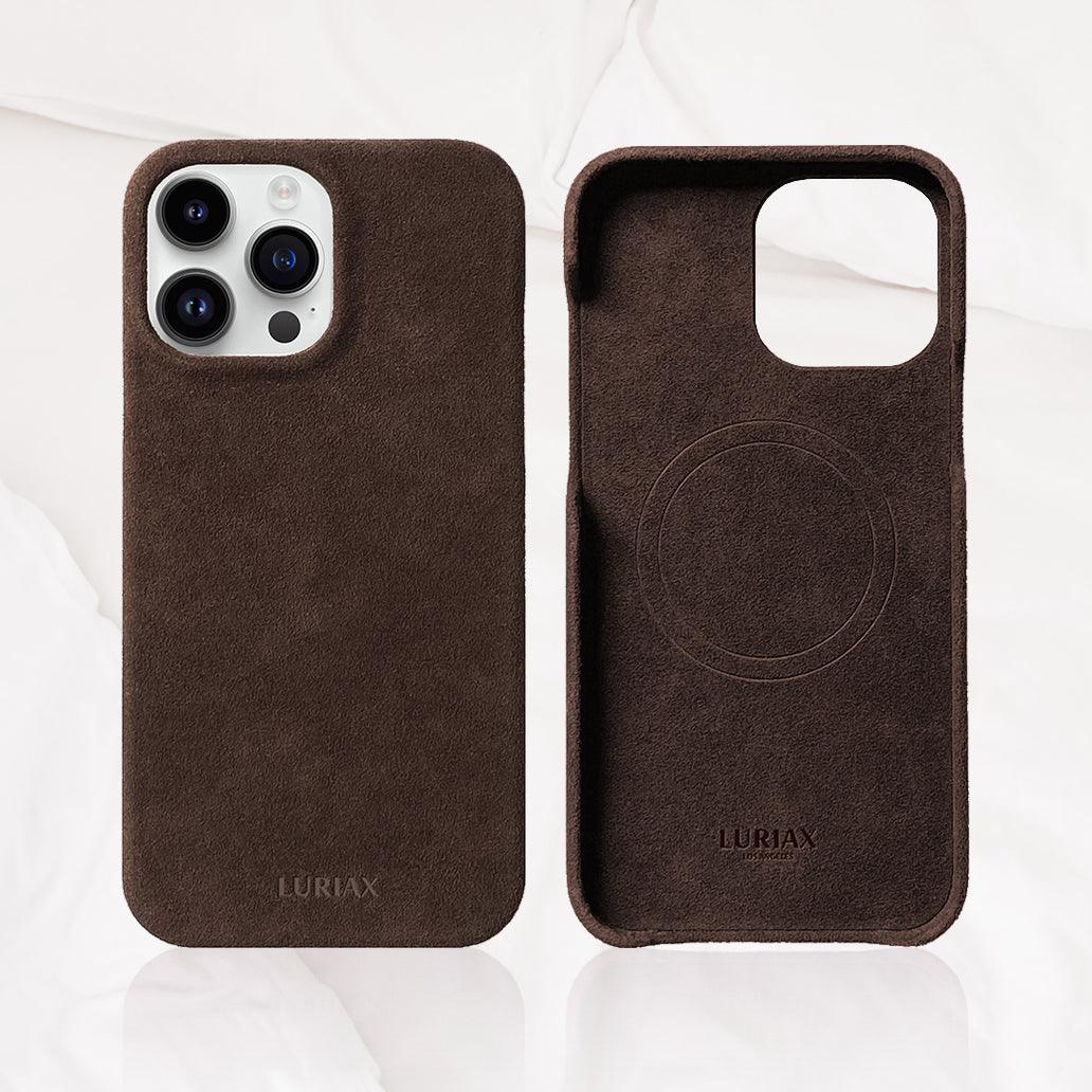 Alcantara Suede Leather iPhone Case and Accessories Collection - The iPhone Case - Luriax