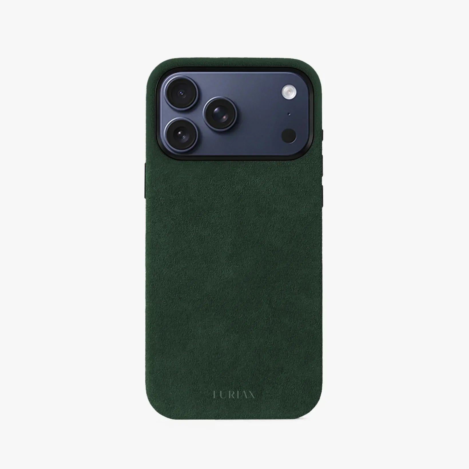 Luriax Alcantara Racing Green iPhone 17 Pro Max Case — The Modern