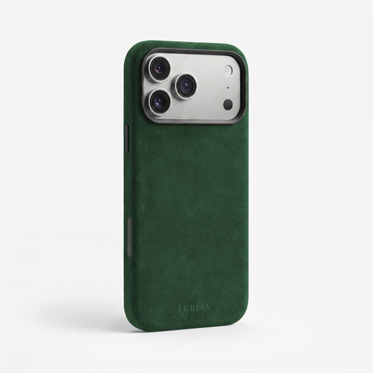 The Modern — iPhone 17 Case - Luriax Alcantara Suede Leather Fabric