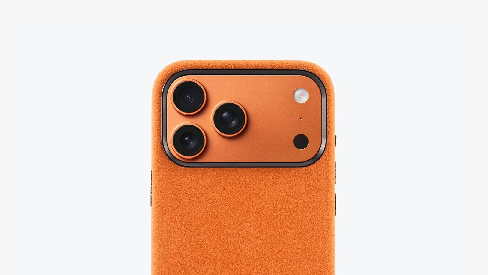 iPhone 17 Pro Max Cosmic Orange Alcantara Case | Luriax