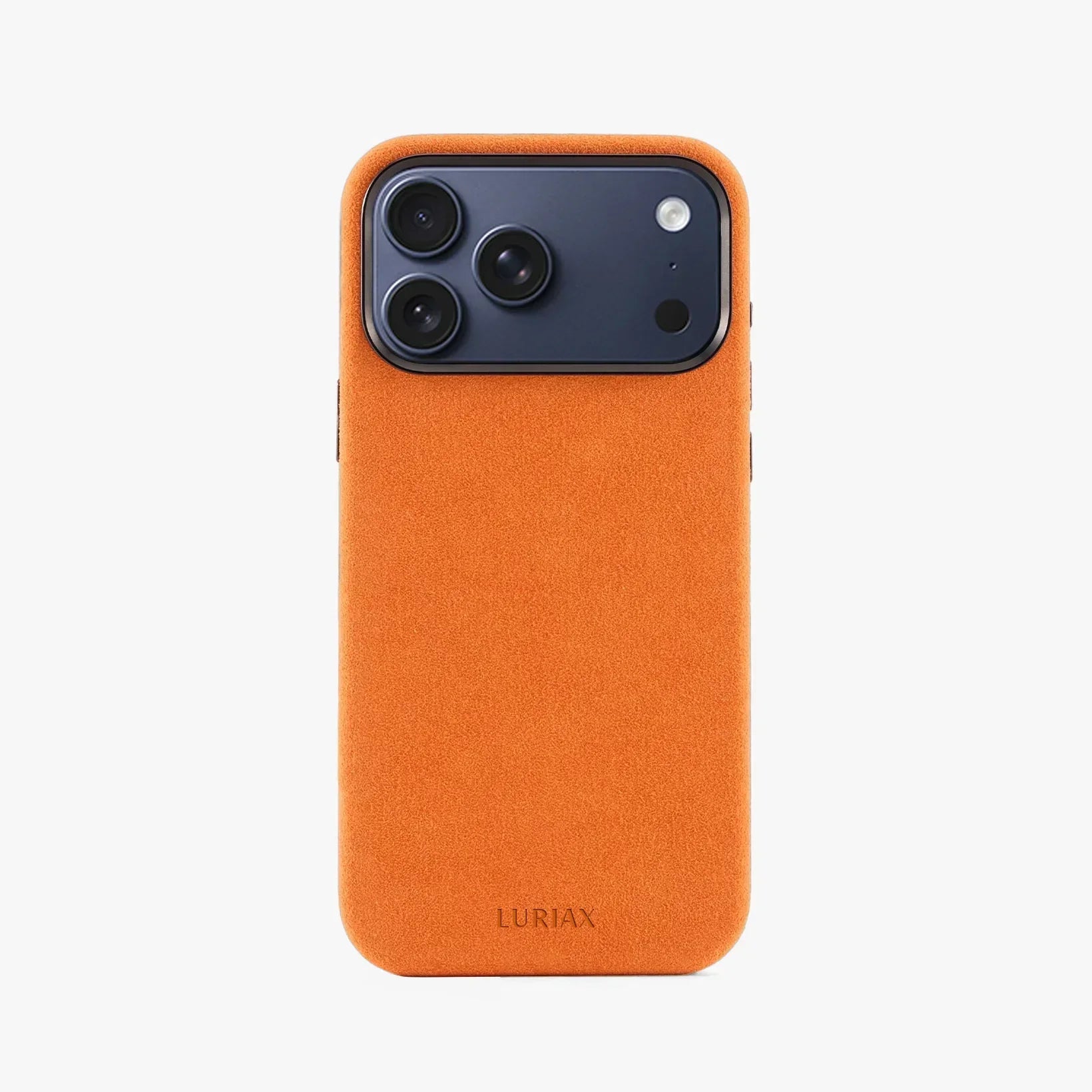 Luriax Alcantara Cosmic Orange iPhone 17 Pro Max Case — The Modern