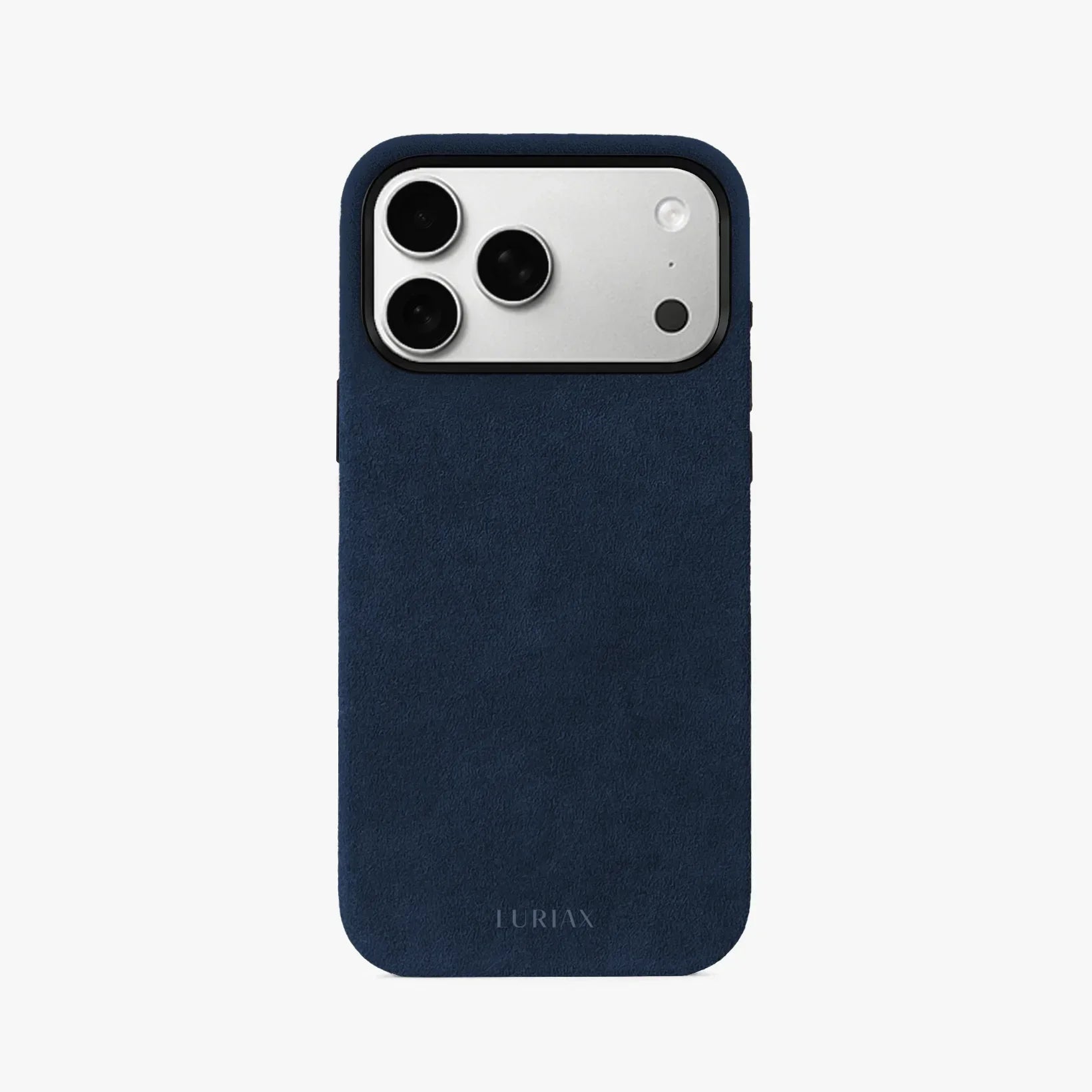 Luriax Alcantara Midnight Blue iPhone 17 Pro Max Case The Modern Luriax Alcantara Midnight Blue iPhone 17 Pro Max Case The Modern