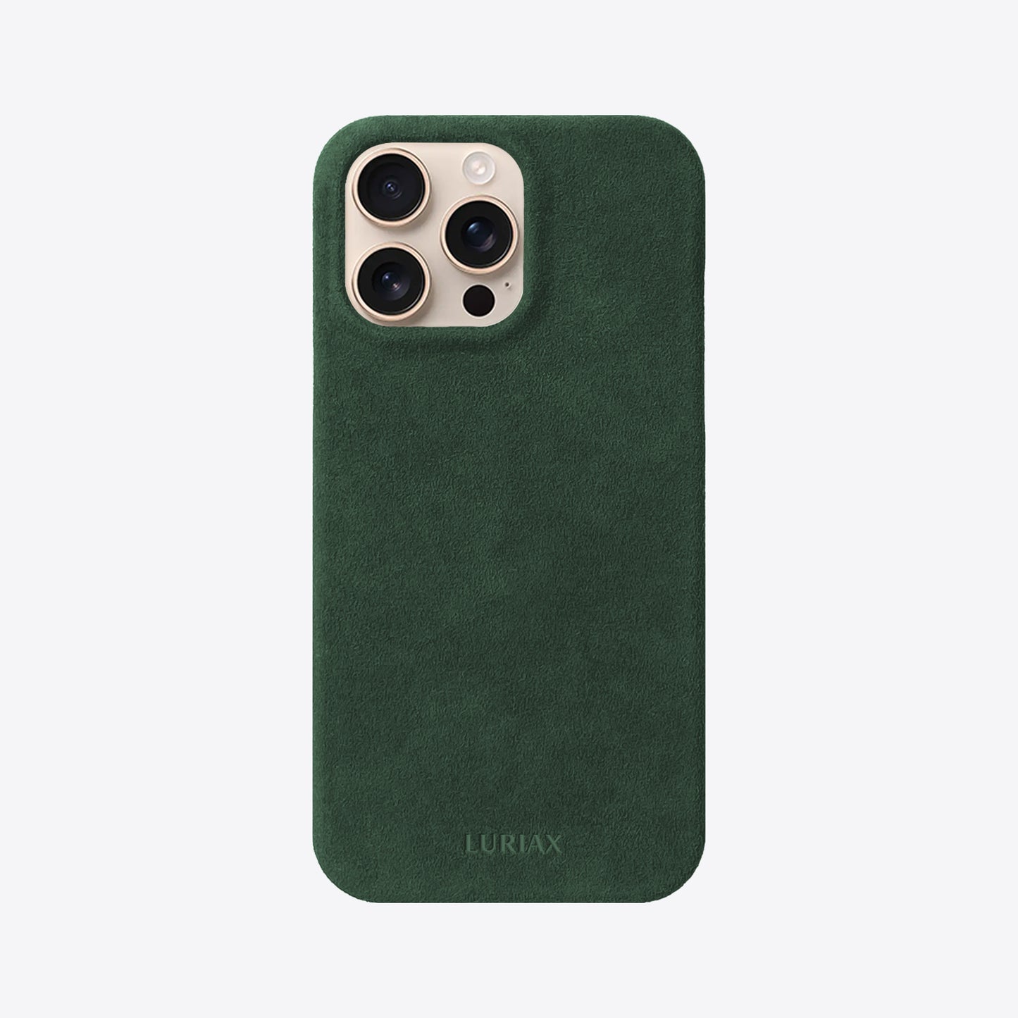 The Sport iPhone 16 Pro Max Case in British Racing Green on Desert Titanium by Luriax