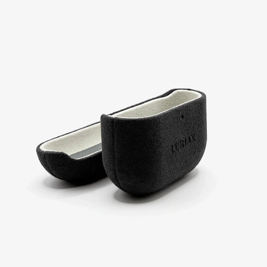 The AirPods 4 Case in Black Caviar, Alcantara® — lifestyle | Luriax
