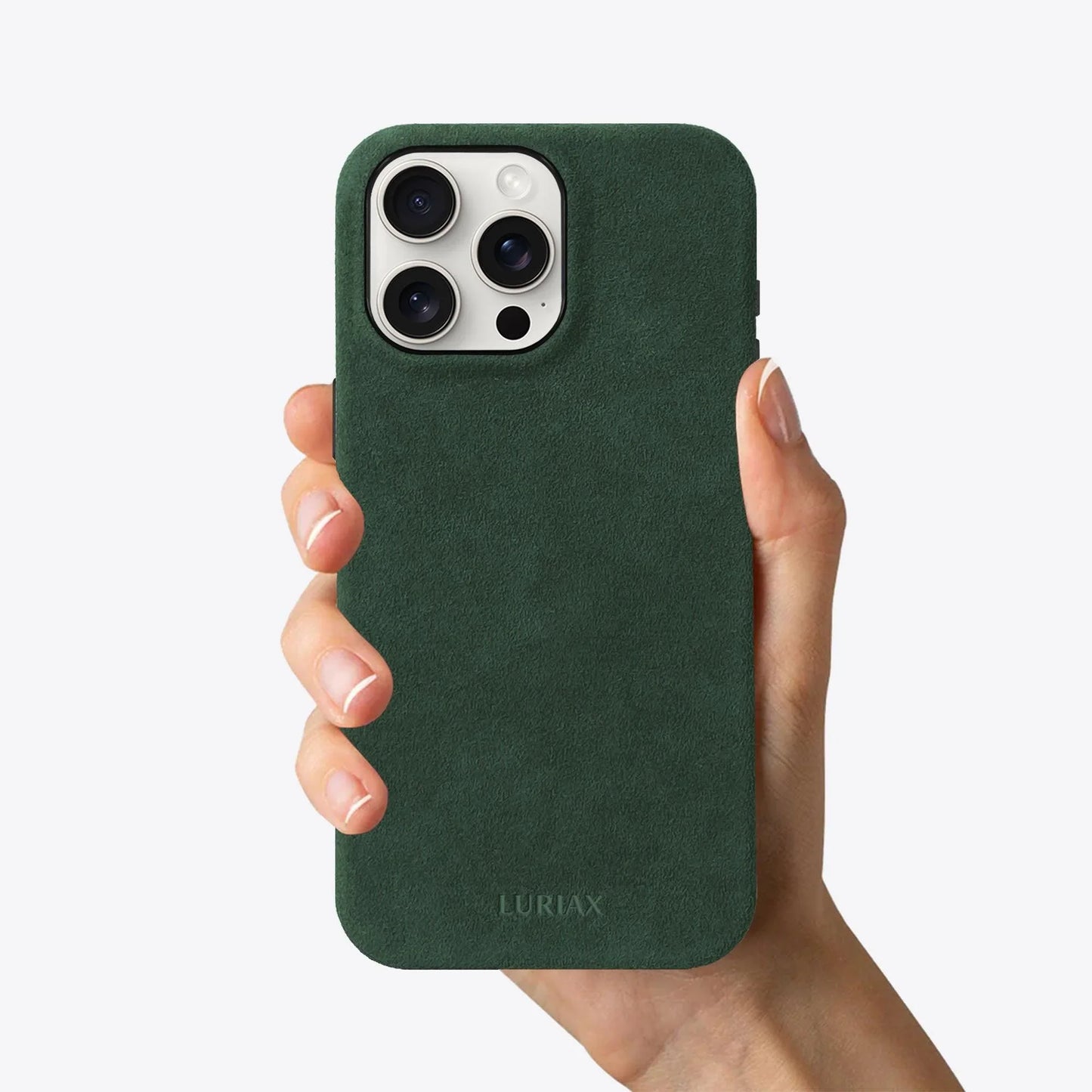 Luriax Classic Case for iPhone 16 Pro Max/Pro in British Racing Green