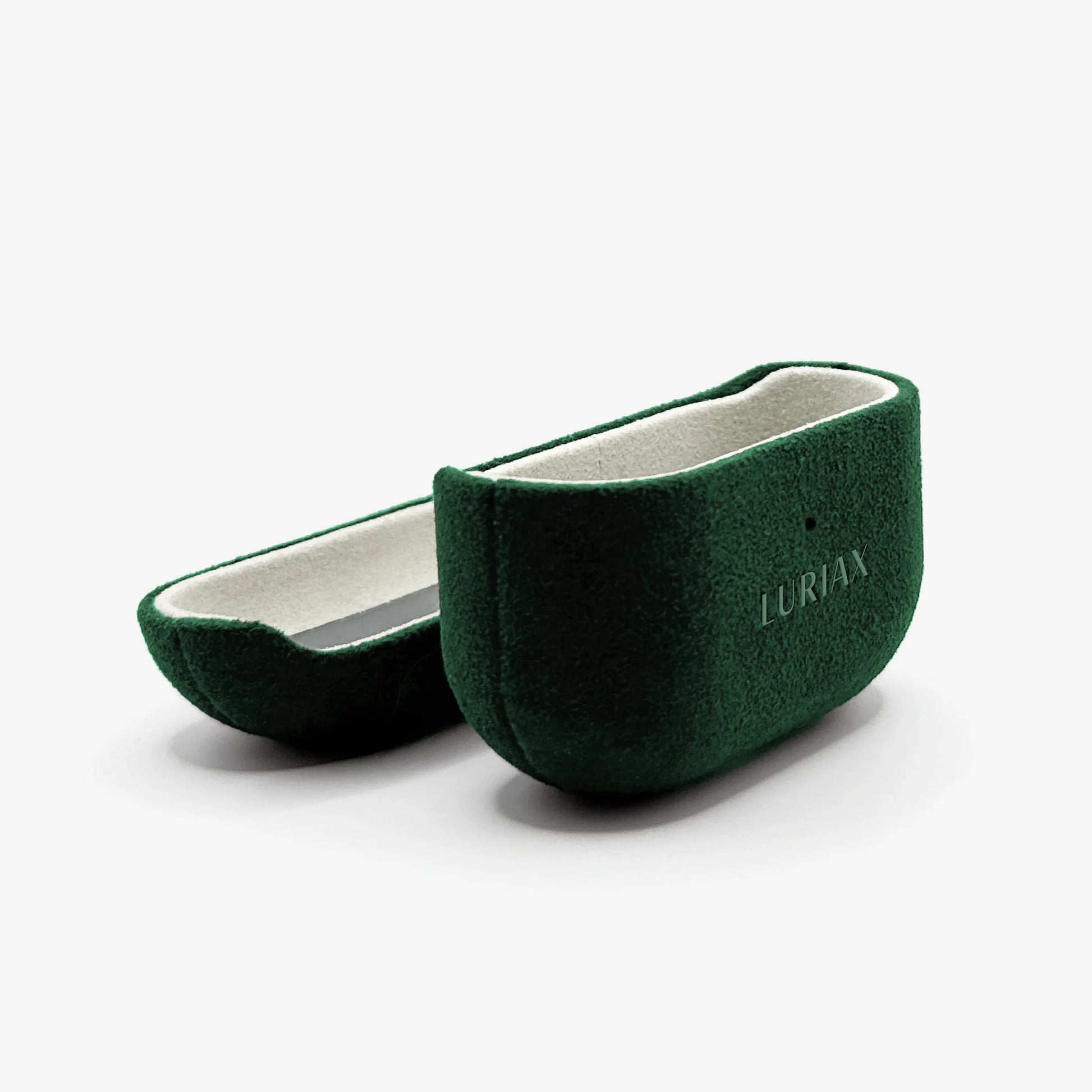 Luriax Alcantara AirPods Pro 3 Case Green & White
