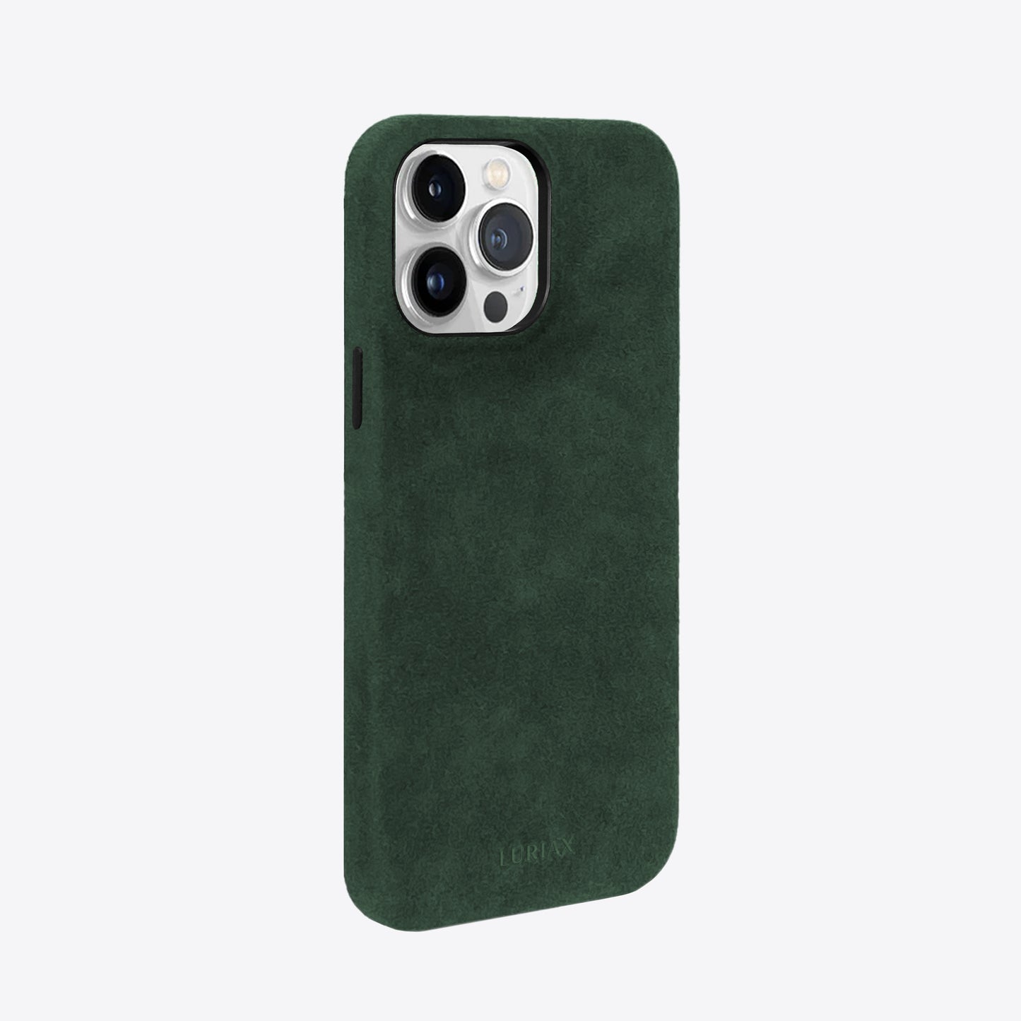 Alcantara iPhone 16 Pro Max Case Malibu Beige with camera button by Luriax