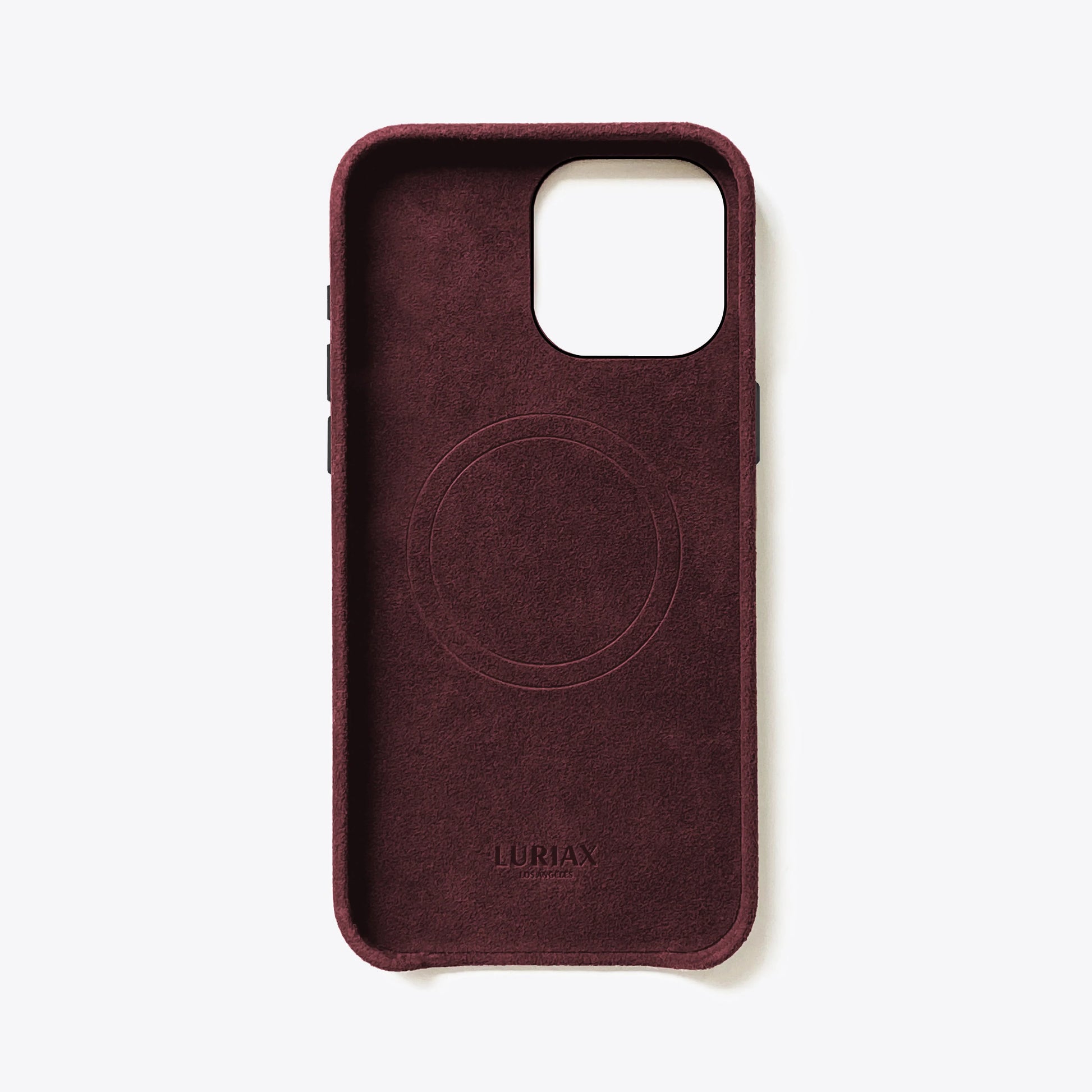 Luriax Classic Case for iPhone 15 Pro Max/Pro in Bordeaux