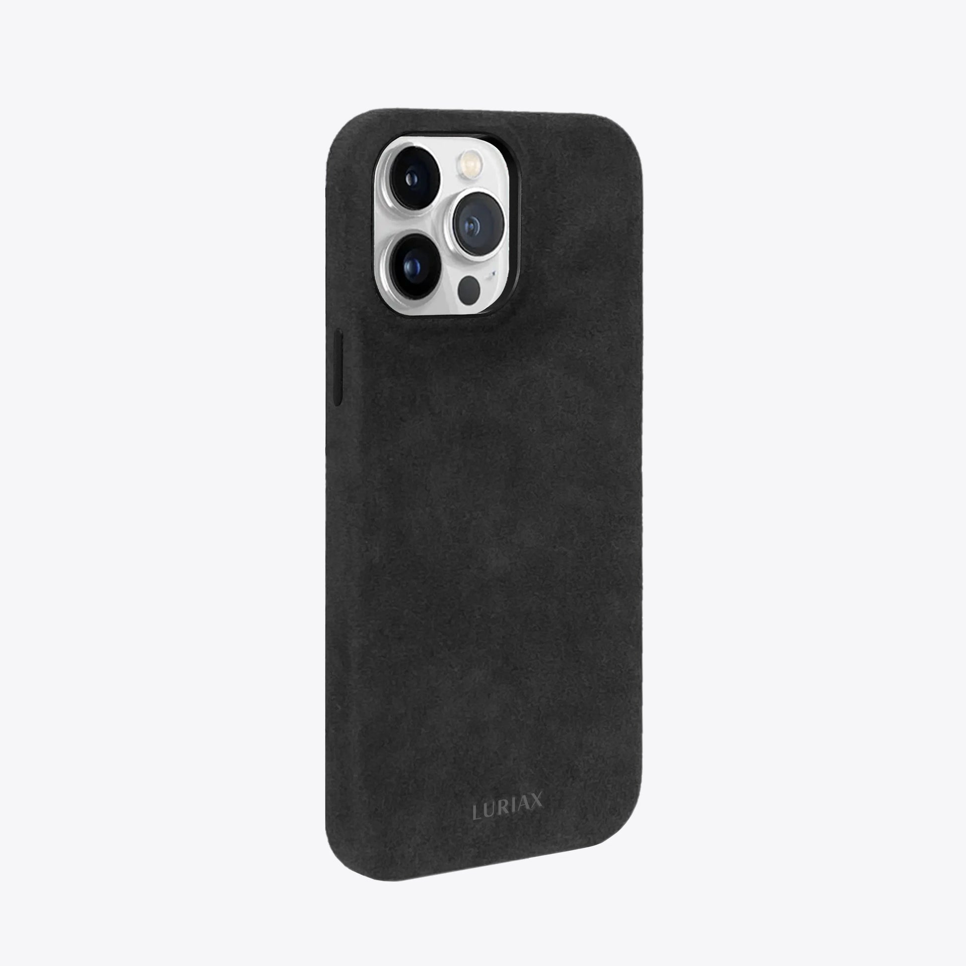Luriax Classic Case for iPhone 15 Pro Max/Pro in Charcoal Black