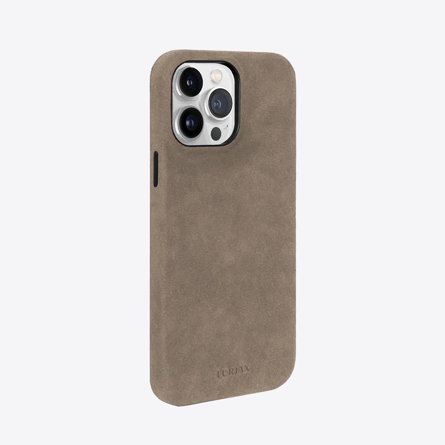 Alcantara Suede iPhone 15 Pro Max Case in Malibu Beige