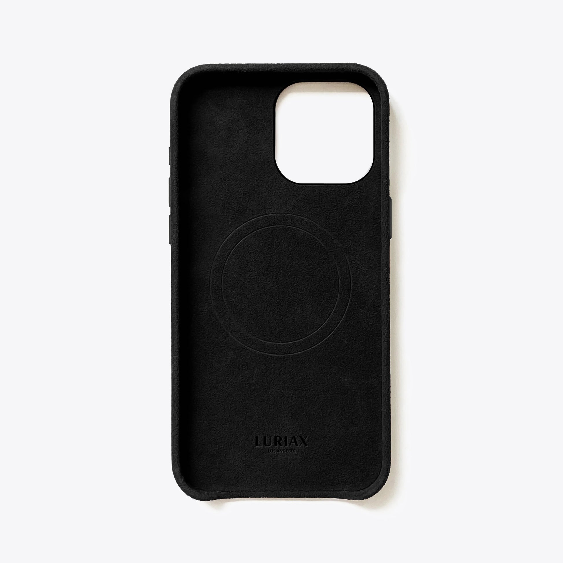 Luriax Classic Case for iPhone 15 Pro Max/Pro in Pure Black