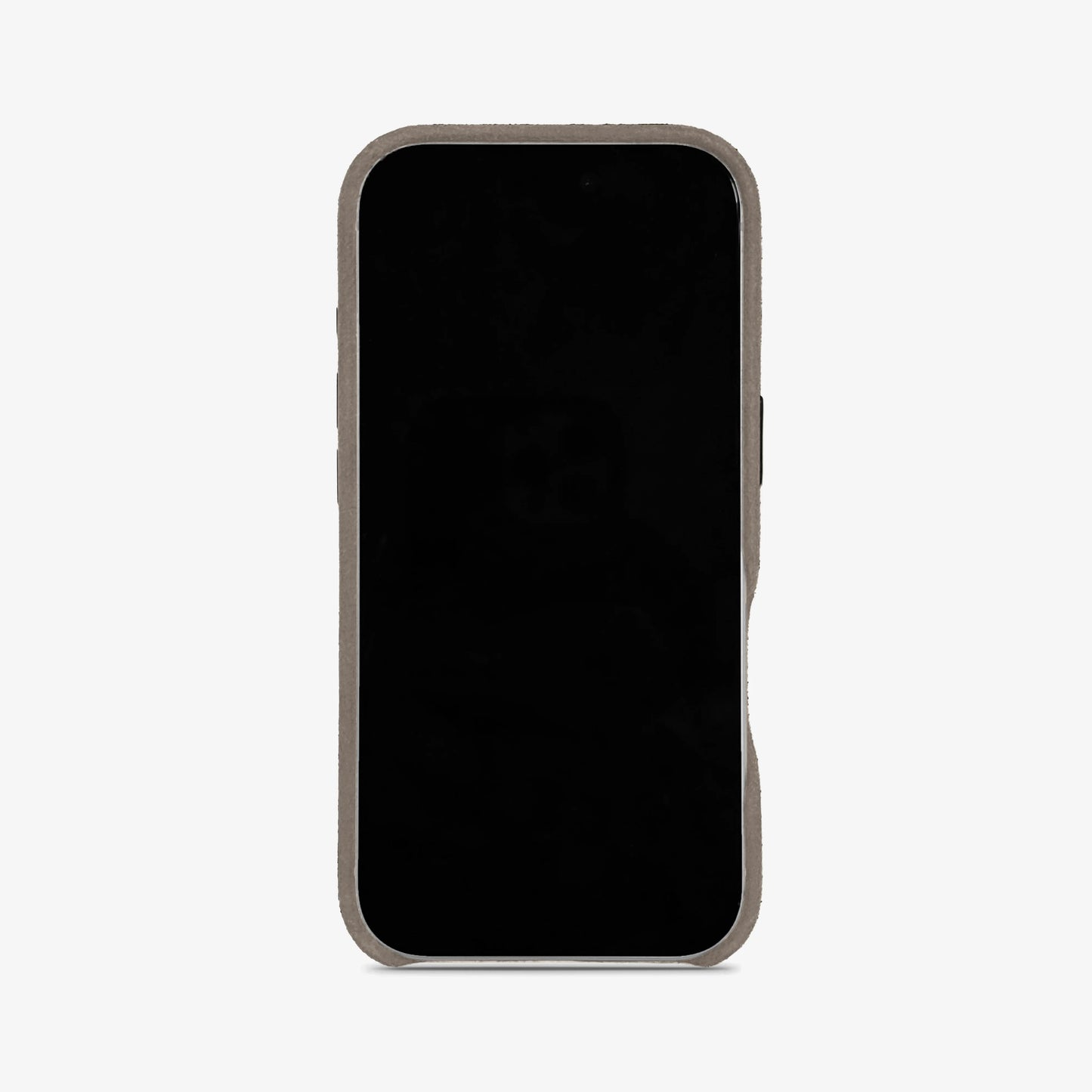 Luriax Signature Alcantara Suede iPhone 17 Pro Max Case in Malibu Beige - Front