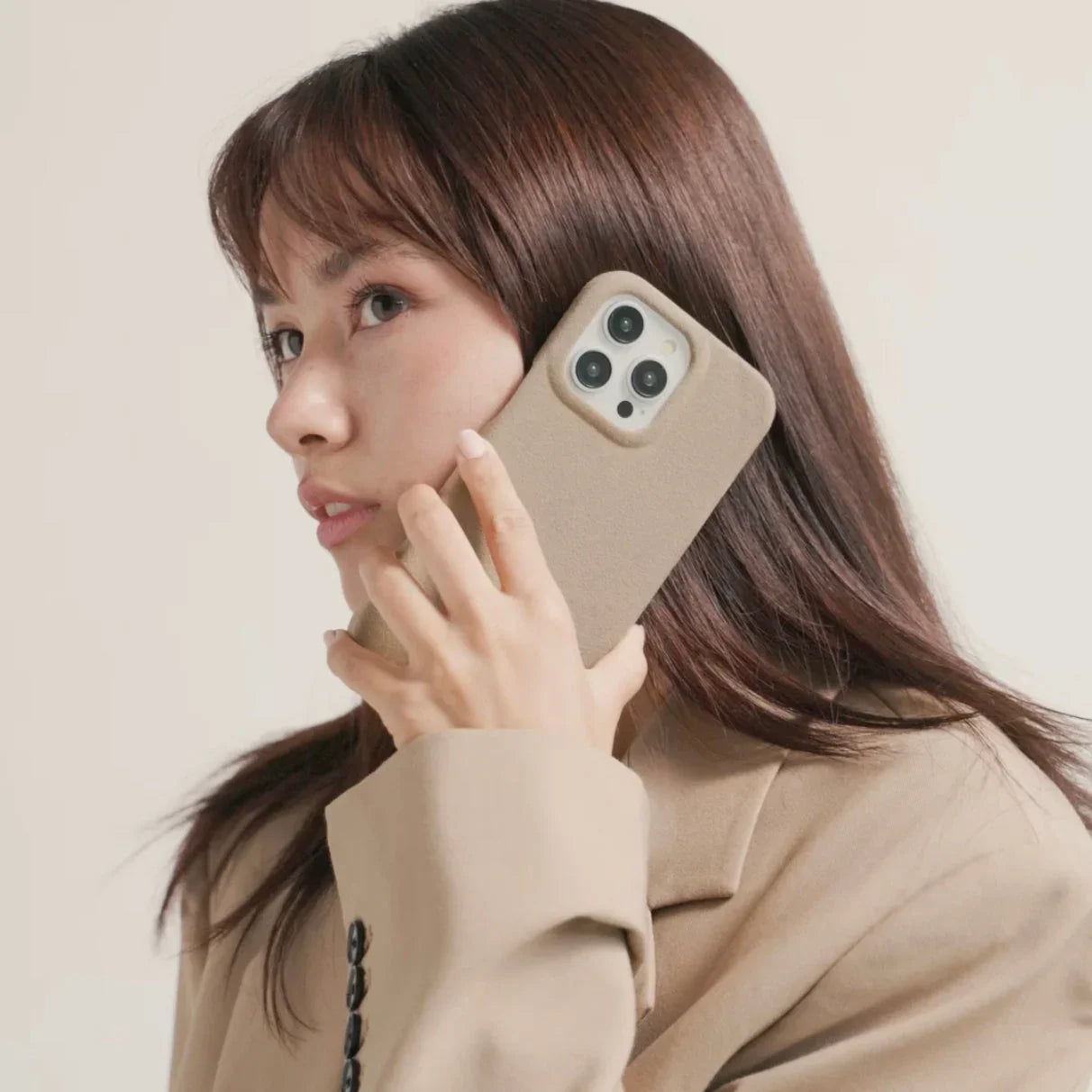 Luriax Sport Case for iPhone 15 Pro Max/Pro in Malibu Beige