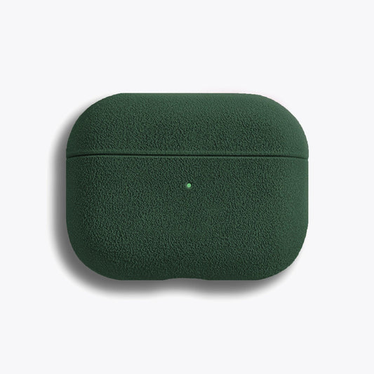 Alcantara Suede Leather iPhone Case and Accessories Collection - The AirPods Pro Case - British Racing Green - Luriax