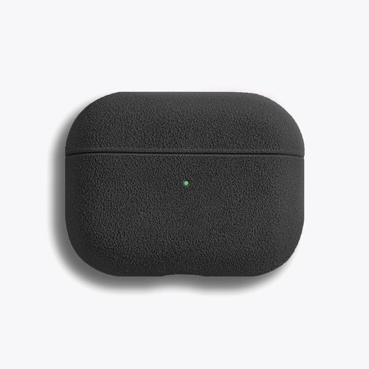 Alcantara Suede Leather iPhone Case and Accessories Collection - The AirPods Pro Case - Charcoal Black - Luriax
