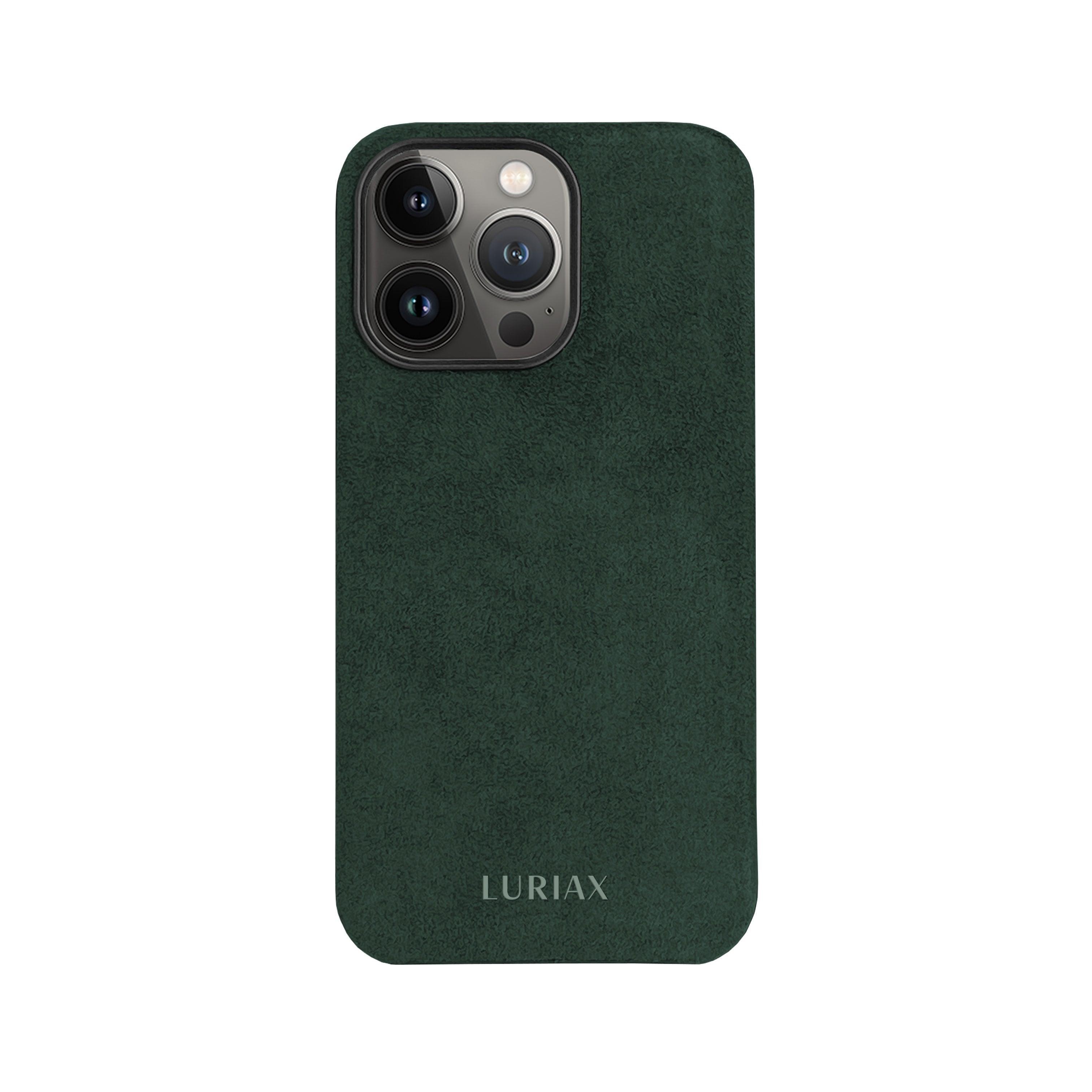 Suede iPhone 13 Case Sport - Emerald Green – Luriax