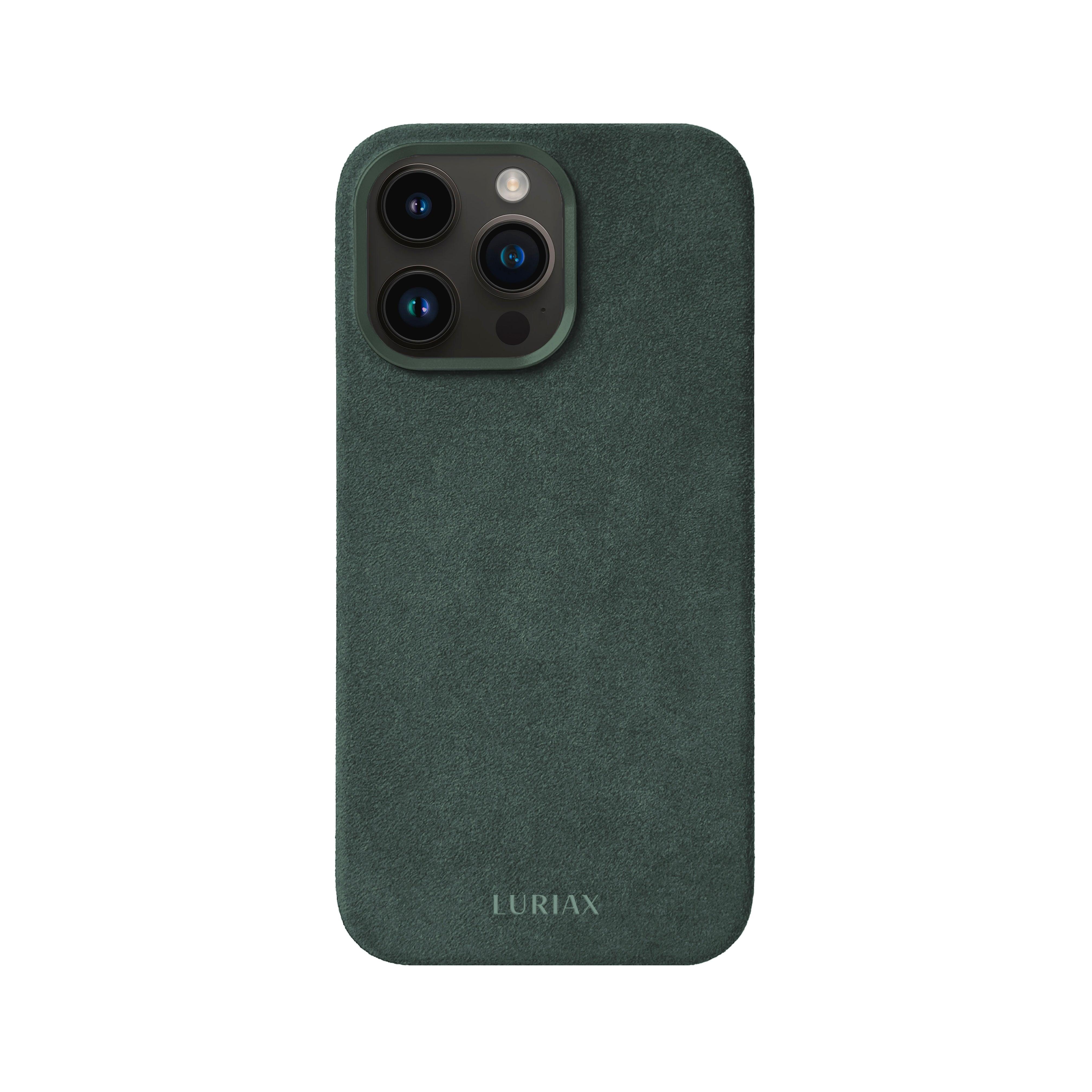 Suede iPhone 13 Case Sport - Emerald Green – Luriax