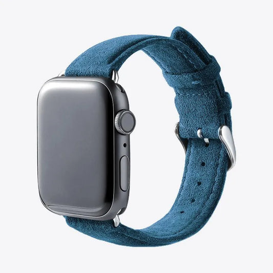 Luriax Classic Alcantara Band in Prussian Blue
