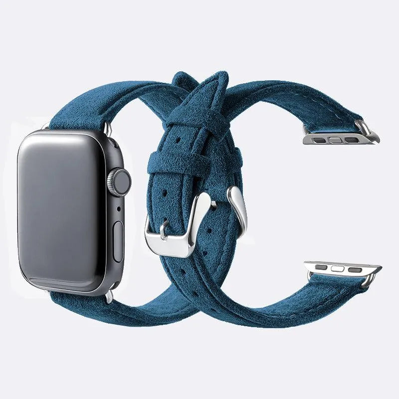 Luriax Classic Alcantara Band in Prussian Blue