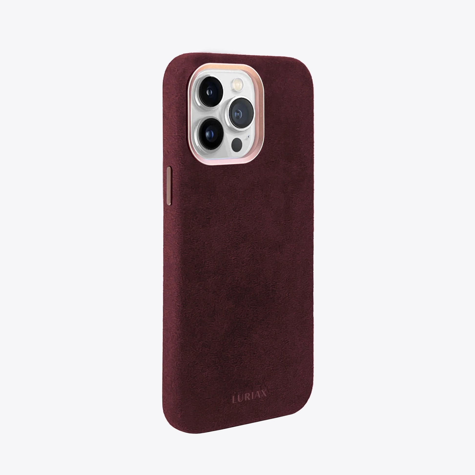 Luriax Classic Case for iPhone 14 Pro Max/Pro/Plus in Bordeaux Rose