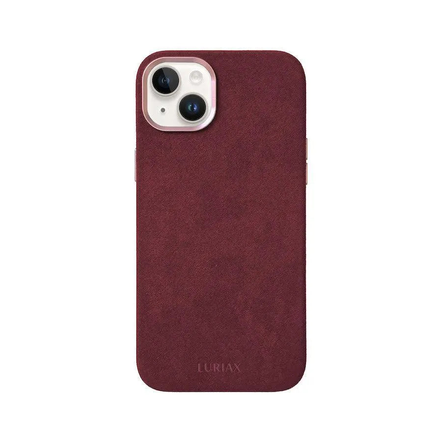Luriax Classic Case for iPhone 14 Pro Max/Pro/Plus in Bordeaux Rose