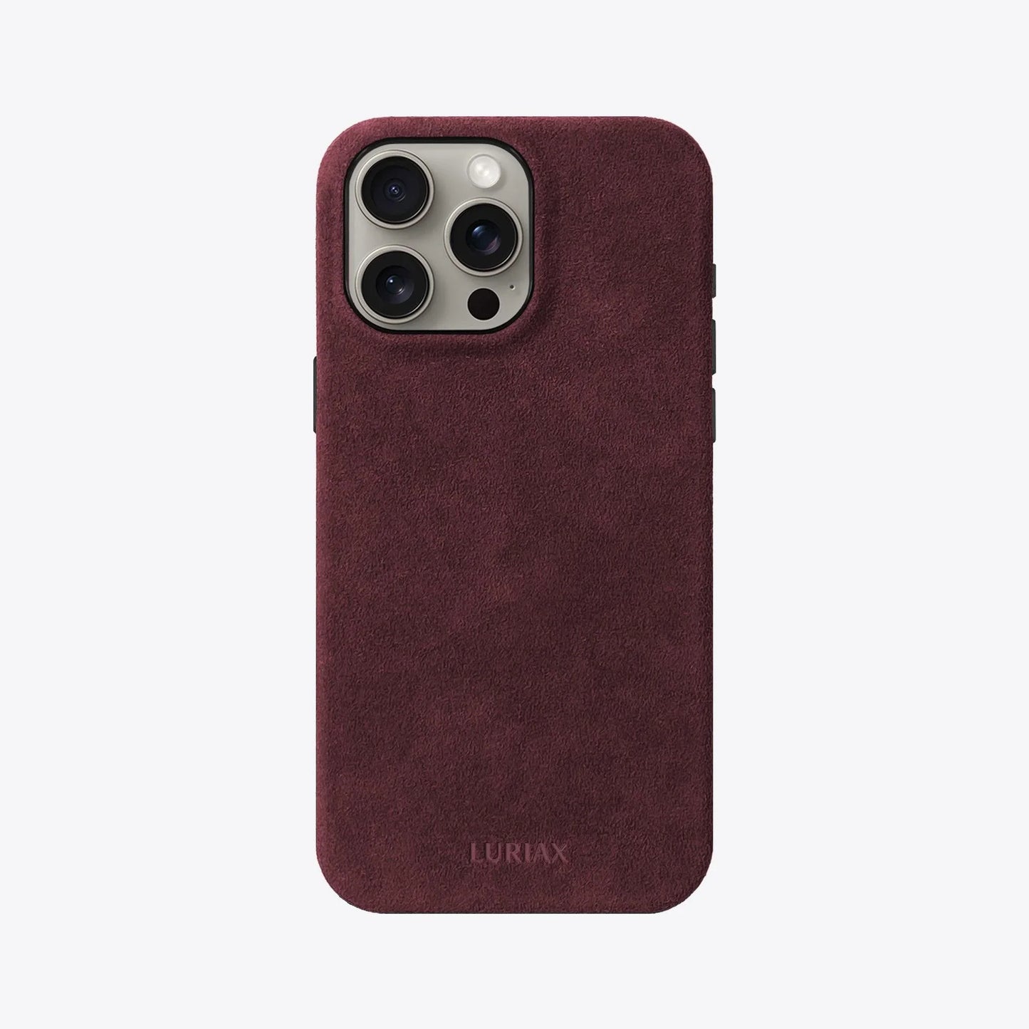 Luriax Classic Case for iPhone 15 Pro Max/Pro in Bordeaux