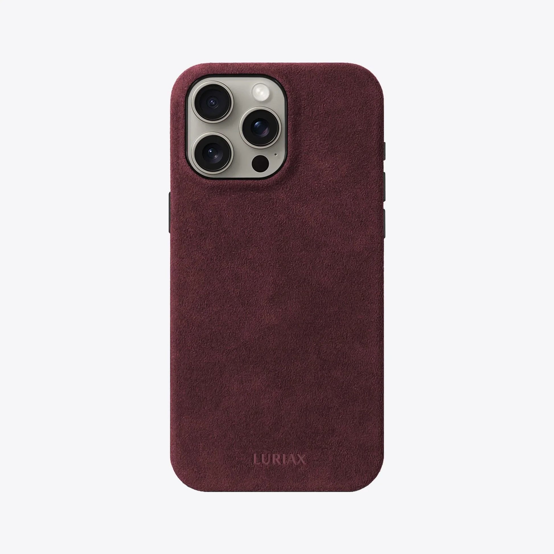 Luriax Classic Case for iPhone 15 Pro Max/Pro in Bordeaux