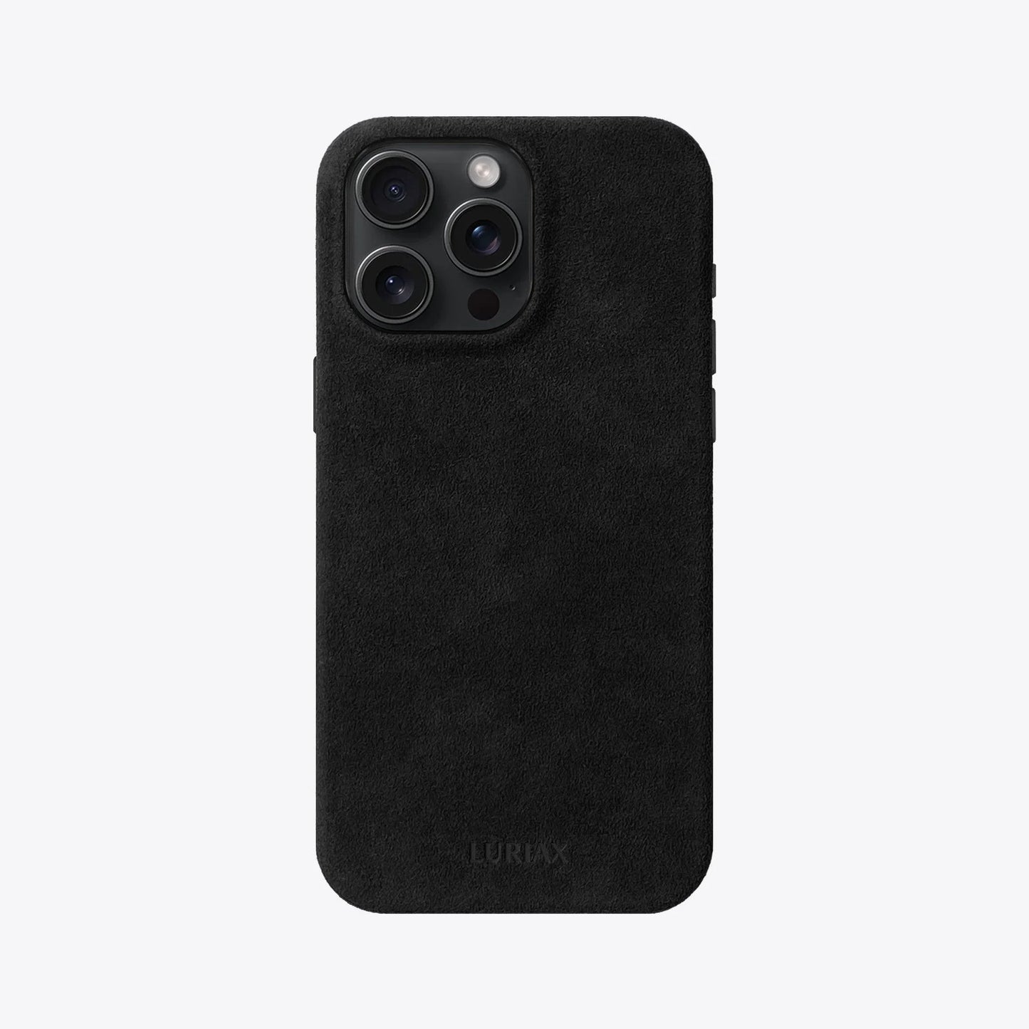 Luriax Classic Case for iPhone 15 Pro Max/Pro in Pure Black
