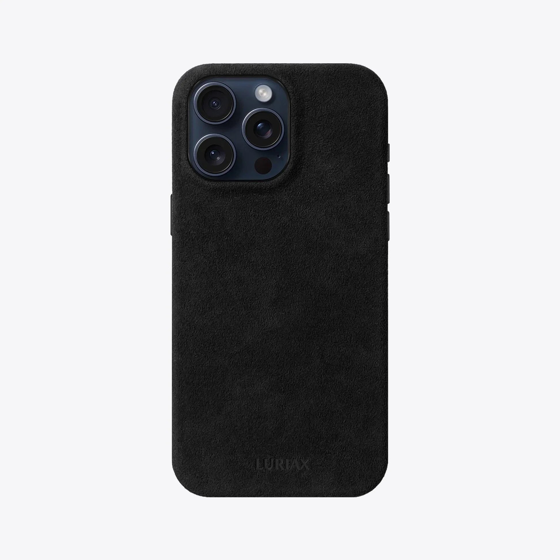 Luriax Classic Case for iPhone 15 Pro Max/Pro in Pure Black