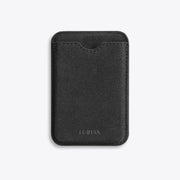 The MagSafe Wallet in Black Caviar, Alcantara® — product view | Luriax