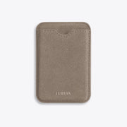 The MagSafe Wallet in Malibu Beige, Alcantara® — product view | Luriax