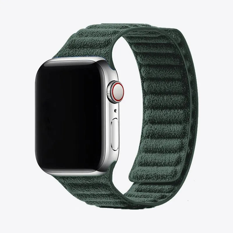 Luriax Sport Alcantara Band in Midnight Green