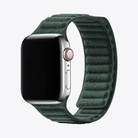 Luriax Sport Alcantara Band in Midnight Green