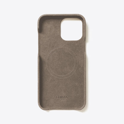 Alcantara Suede Leather iPhone Case and Accessories Collection - The Sport iPhone Case - Malibu Beige - Luriax