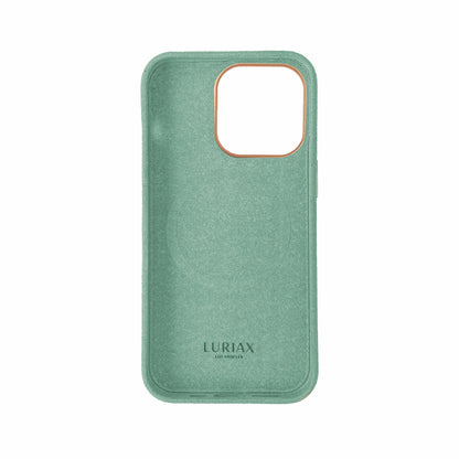 iPhone 13 Pro | Alcantara Case MagSafe | Mint iPhone Case | Luriax
